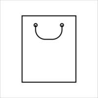 Shopping bag icon. Buy shop symbol. Sign package vector. vector
