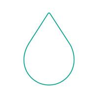 Drop icon. Raindrop illustration symbol. Droplet water vector. vector