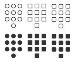 teléfono teclado icono. número marcar teléfono inteligente símbolo. firmar aplicación botón vector. vector