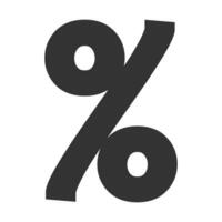 Percent icon. Discount badge symbol. Sign percentage vector. vector