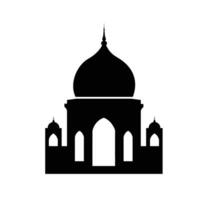islámico mezquita Ramadán kareem mínimo vector ilustración