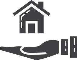 Home homepage icon symbol vector image. Illustration of the house real estate graphic property design image