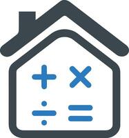 Home homepage icon symbol vector image. Illustration of the house real estate graphic property design image
