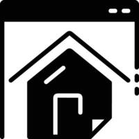 Home homepage icon symbol vector image. Illustration of the house real estate graphic property design image