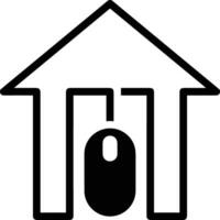 Home homepage icon symbol vector image. Illustration of the house real estate graphic property design image