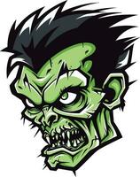 Zombie Character Mascot Vector Representation Spectral Zombie Mascot Vector Design