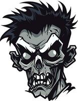 Decayed Zombie Impression Mascot Vector Zombie Mascot Enigma Vector Design