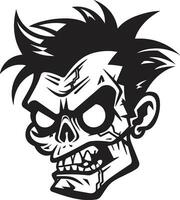 Zombie Character Mascot Vector Representation Spectral Zombie Mascot Vector Design