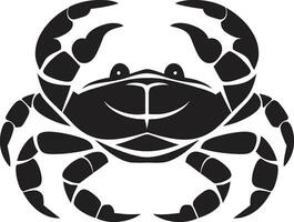 Seaside Protector Vector Crab Design Pincer Power Crab Vector Icon