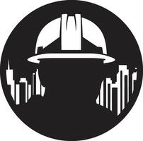 Constructive Symbol Construction Vector Workers Emblem Construction Vector Icon