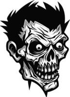 Undead Buddy Zombie Mascot Vector Zombie Comrade Mascot Vector Design