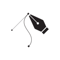 pen gereedschap PNG logo geïsoleerd Aan transparant achtergrond