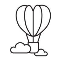 Air balloon icon transparent background png