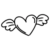 Angel love icon transparent background png