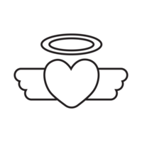 Engel Liebe Symbol transparent Hintergrund png