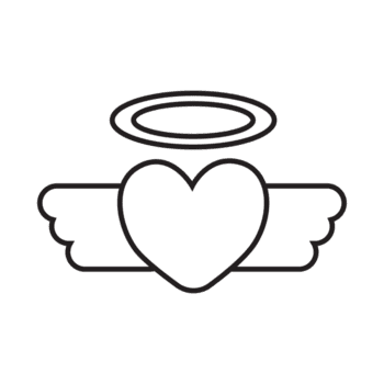 Engel Liebe Symbol transparent Hintergrund png