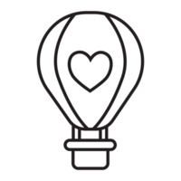 Air balloon icon transparent background png