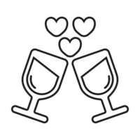 Beer cheers icon transparent background png