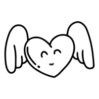 Angel love icon transparent background png