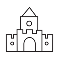 Castle icon transparent background png