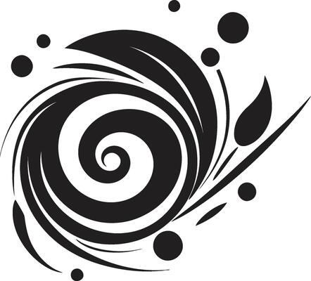 Fluid Swirls Curly Icons in Modern Vector Design Radiant Fusion Abstract Curly Vectors in Modern Style