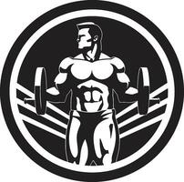 Sculpting Success Vector Designs for Bodybuilding and Exercise Dynamic Endeavors Exercise Vector Icons for Bodybuilding