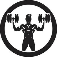 Strength Stance Exercise Vector Icons in Bodybuilding Bodybuilding Blueprint Vector Designs for Fitness Icons