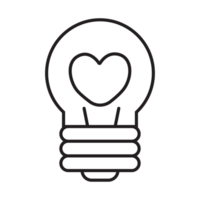 Liebe Lampe Symbol transparent Hintergrund png