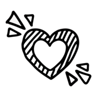 Love illustration icon transparent background png