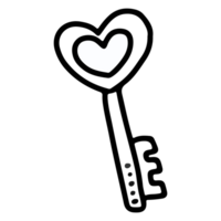 Liebe Schlüssel Symbol transparent Hintergrund png