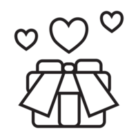 Gift box icon transparent background png