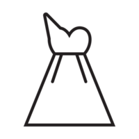 Gown icon transparent background png