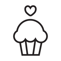 petit gâteau l'amour icône transparent Contexte png