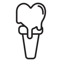 Ice cream icon transparent background png