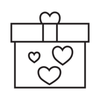 Geschenk Box Symbol transparent Hintergrund png