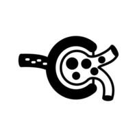 Glomerulus icon in vector. Logotype vector