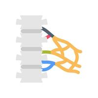 Brachial Plexus icon in vector. Logotype vector