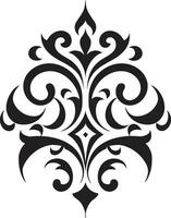 Curved Elegance Abstract Vector Design Flowing Decorative Element Vector Art