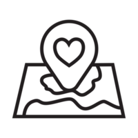 Karten und Liebe Symbol transparent Hintergrund png