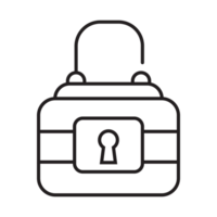 Love lock icon transparent background png