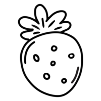 Strawberry icon transparent background png