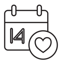 Valentine day icon transparent background png