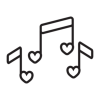 melodi musik transparent bakgrund png