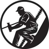 Utility Technician Black Vector Icon Wireman Profile Vector Design