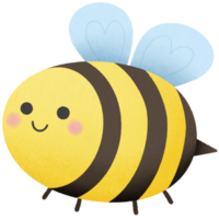 ma chérie mignonne joufflu abeille png