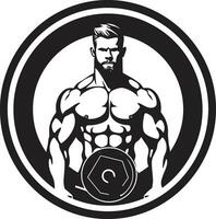 Muscle Manifest Vector Designs for Fitness and Bodybuilding Fitness Frames Exercise Vector Icons in Bodybuilding