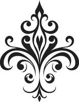 Intricate Elegance Vector Calligraphic Decorative Abstractions Eloquent Scrolls Abstract Vector Icons with Calligraphic Detailing