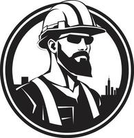 Constructive Identity Construction Vector Site Star Worker Vector Design