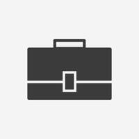 suitcase, portfolio, briefcase icon vector symbol