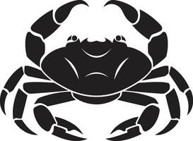 Pincer Power Vector Crab Icon Beachside Guardian Crab Vector